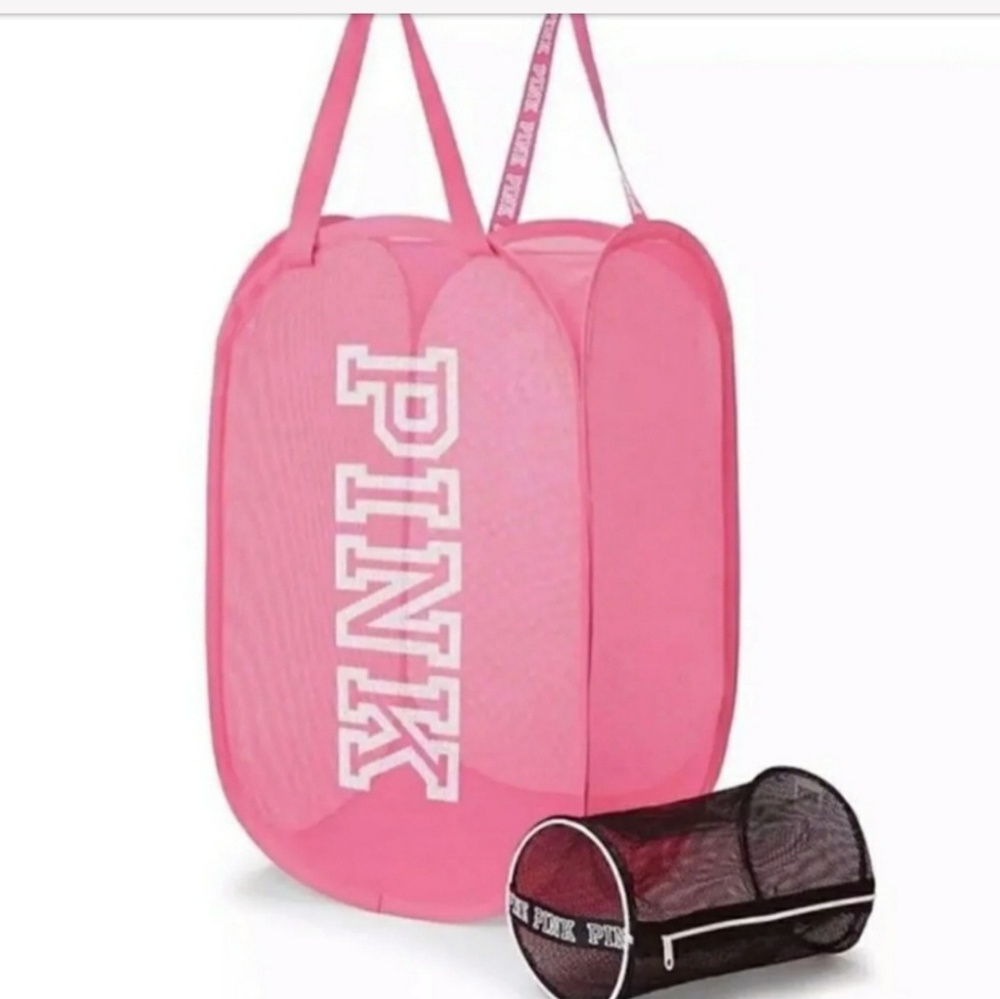 PINK Landry basket with mini - Picture 1 of 4